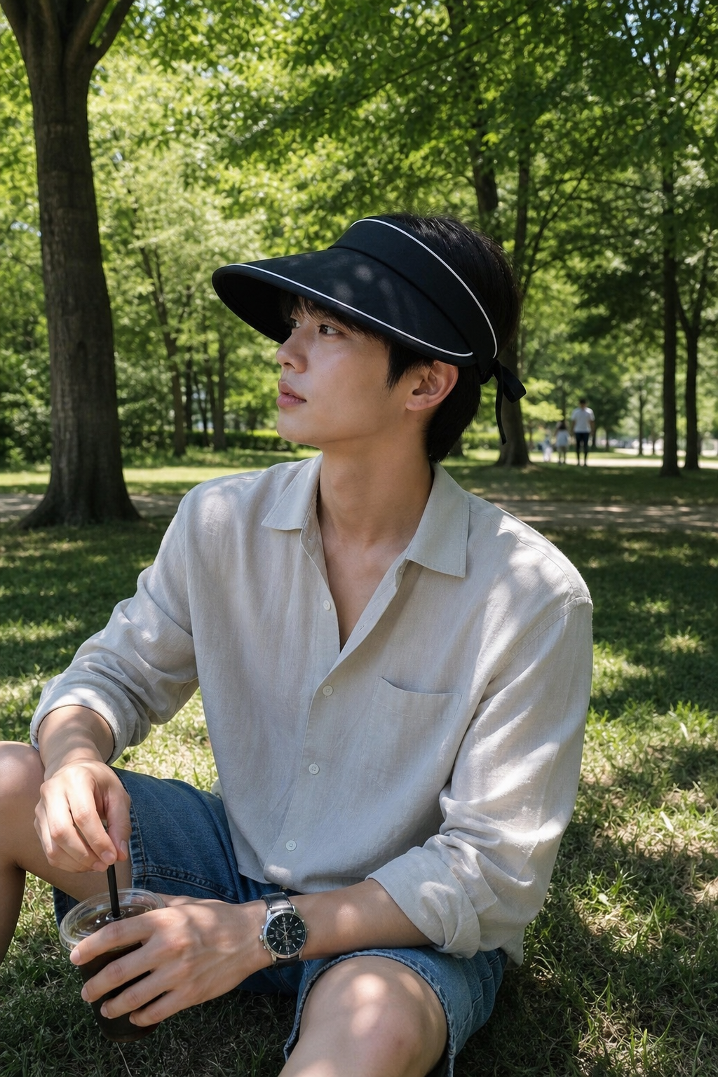 Park Stroll Vibes with UPF50+ Sun Visor Hat